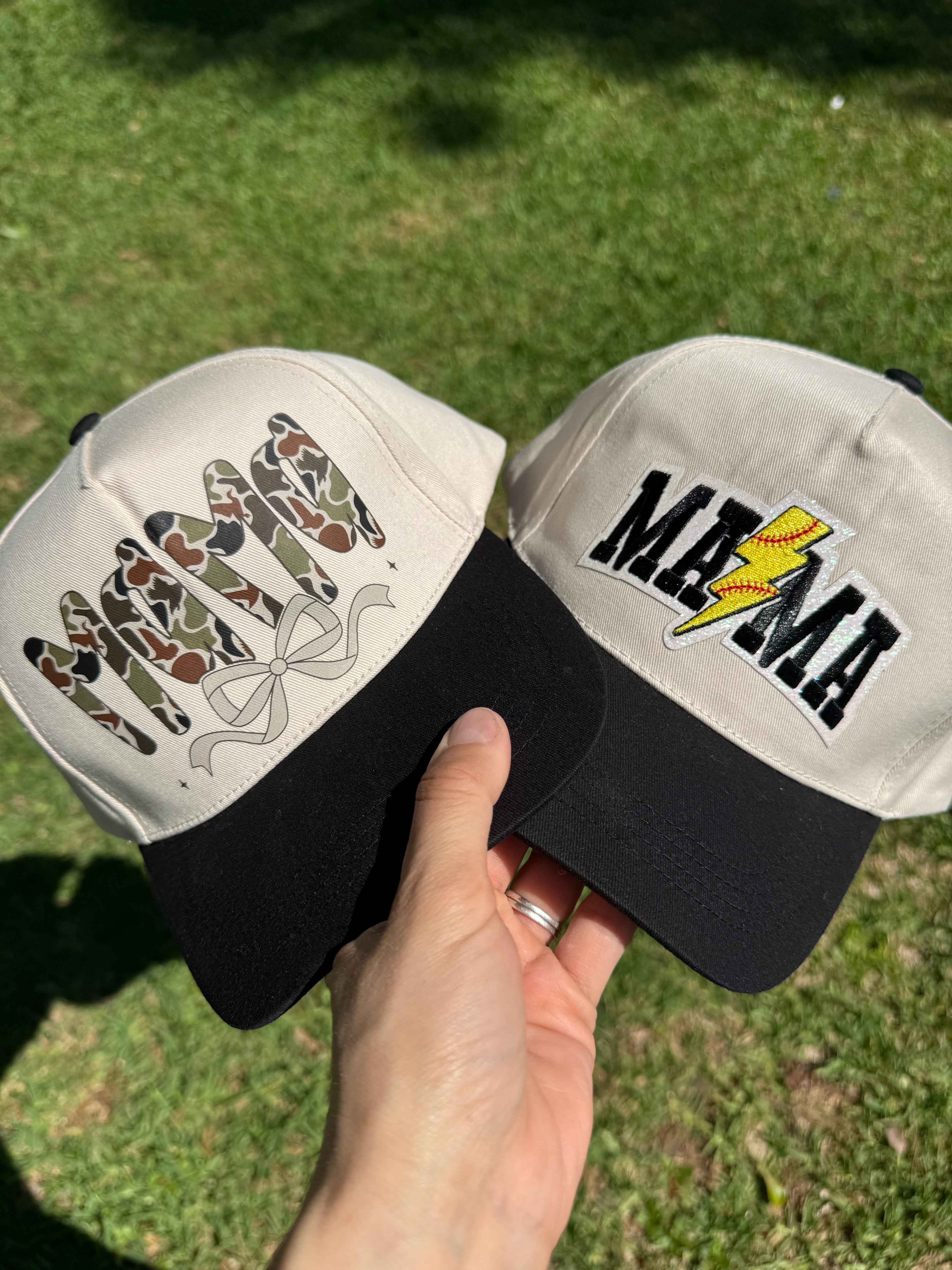 Camo mama hat